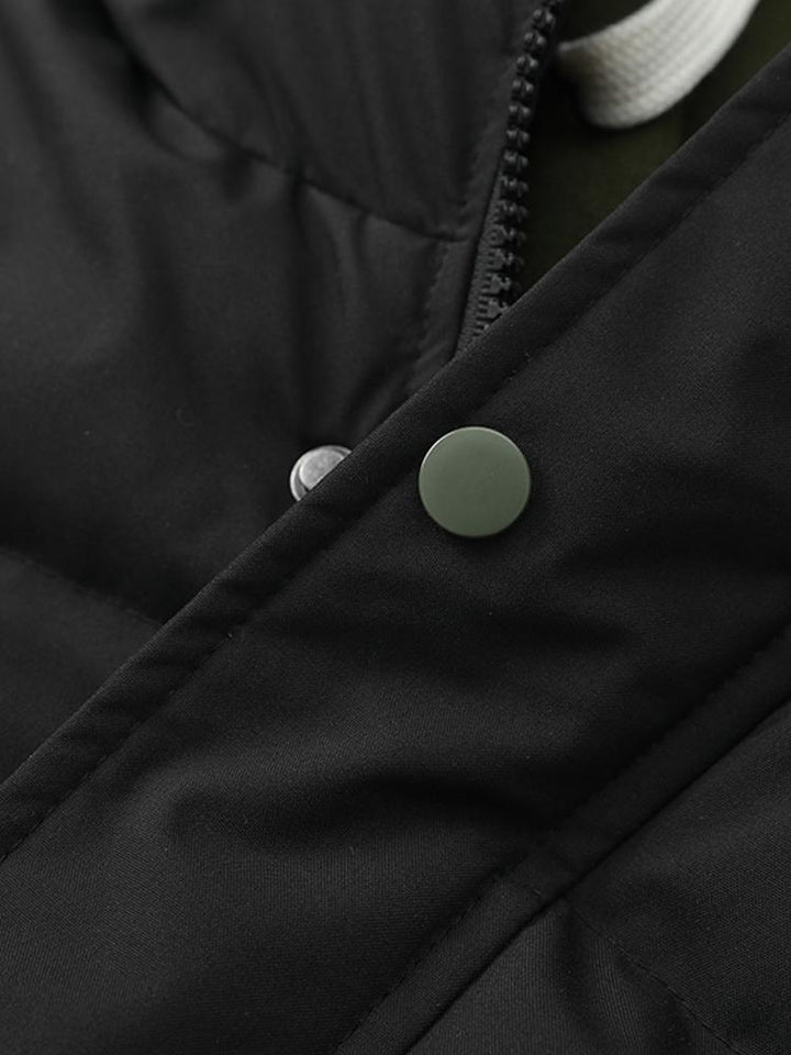 Trendige Daunenjacke Mit Kapuze | Winter