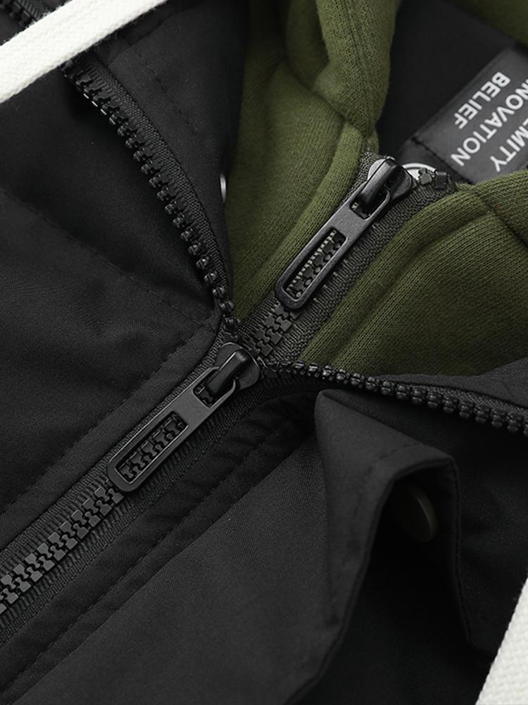 Trendige Daunenjacke Mit Kapuze | Winter