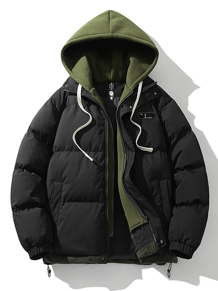 Trendige Daunenjacke Mit Kapuze | Winter