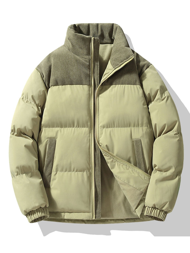 Herren Winter Daunenjacke | Mit Tasche