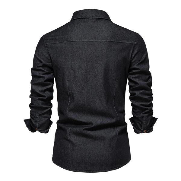 Herren Freizeit Jeanshemd | Langarm