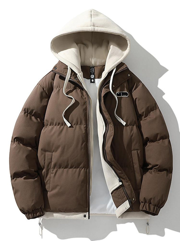 Trendige Daunenjacke Mit Kapuze | Winter