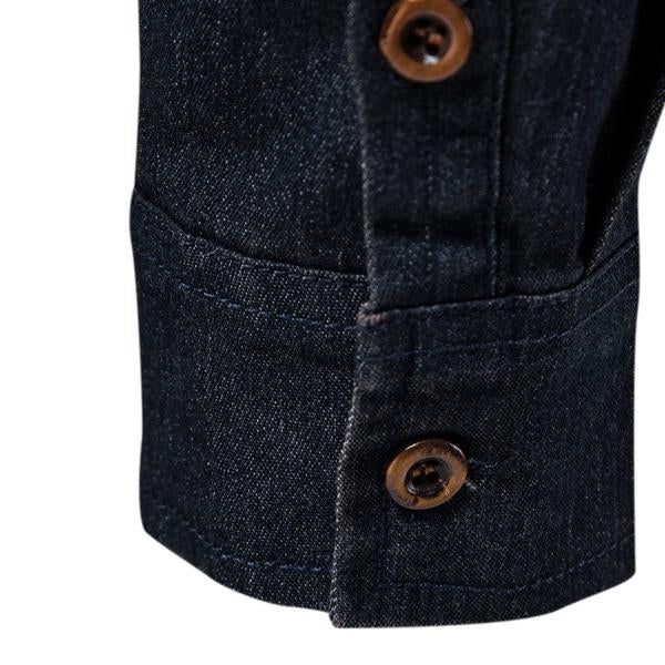 Herren Freizeit Jeanshemd | Langarm
