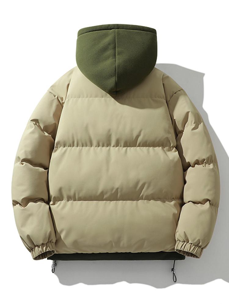 Trendige Daunenjacke Mit Kapuze | Winter