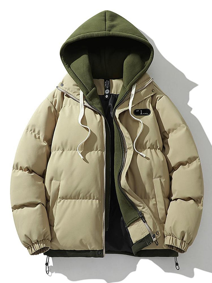 Trendige Daunenjacke Mit Kapuze | Winter
