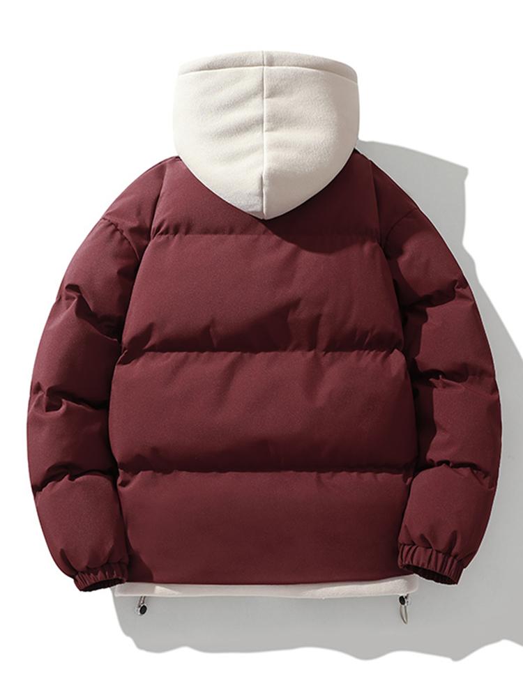 Trendige Daunenjacke Mit Kapuze | Winter