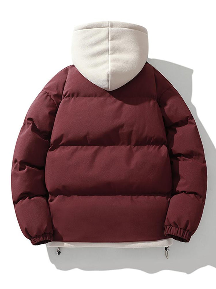 Trendige Daunenjacke Mit Kapuze | Winter