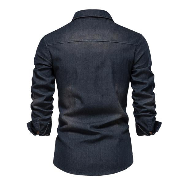 Herren Freizeit Jeanshemd | Langarm