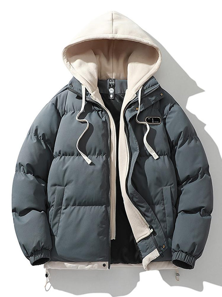 Trendige Daunenjacke Mit Kapuze | Winter