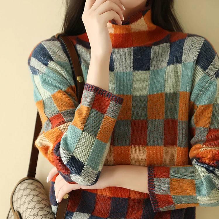 Damen Rollkragenpullover aus Kaschmir – Luxuriös, Warm & Weich | Zeitloses Design für Herbst & Winter