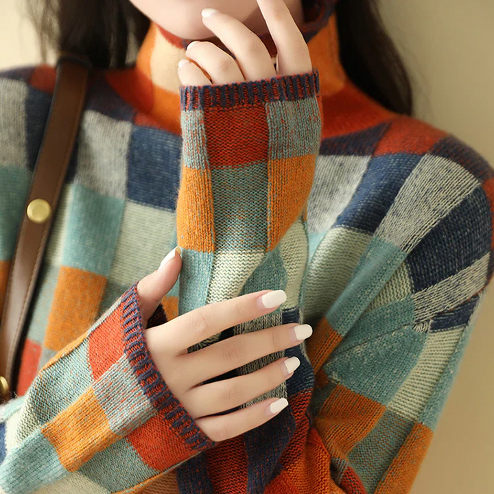 Damen Rollkragenpullover aus Kaschmir – Luxuriös, Warm & Weich | Zeitloses Design für Herbst & Winter