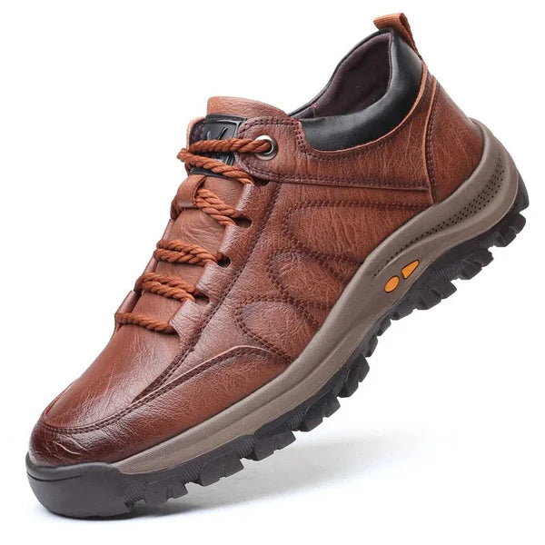 Herren Freizeitschuhe aus echtem Leder – Handgenäht, Bequem & Atmungsaktiv | Ideal für Alltag, Arbeit & Freizeit