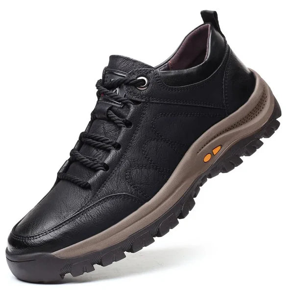 Herren Freizeitschuhe aus echtem Leder – Handgenäht, Bequem & Atmungsaktiv | Ideal für Alltag, Arbeit & Freizeit