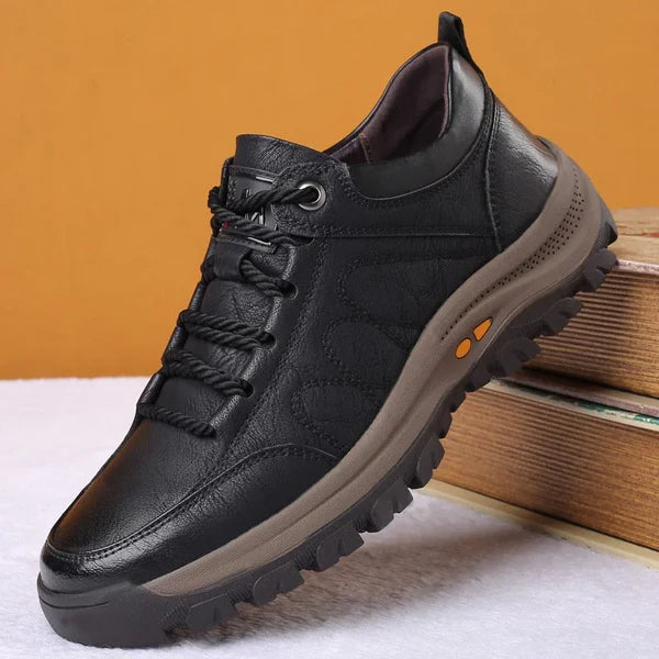 Herren Freizeitschuhe aus echtem Leder – Handgenäht, Bequem & Atmungsaktiv | Ideal für Alltag, Arbeit & Freizeit