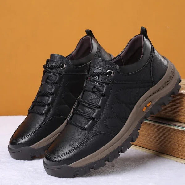 Herren Freizeitschuhe aus echtem Leder – Handgenäht, Bequem & Atmungsaktiv | Ideal für Alltag, Arbeit & Freizeit