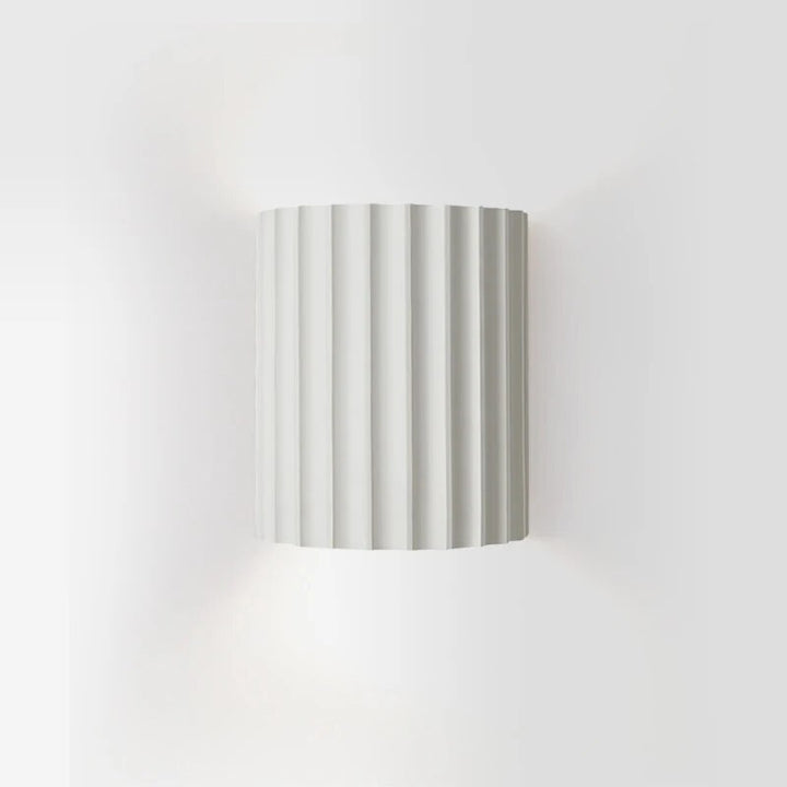 Scandinavian Ribbed Wall Light Contemporary Up Down Wall Lamp