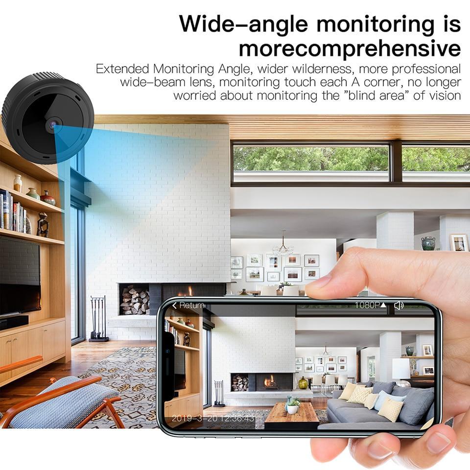 Mini Indoor WiFi Security Camera with Night Vision
