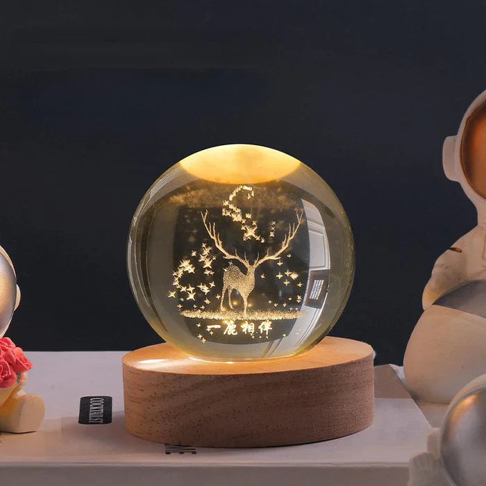 Leuchtende Dekokugel – Stimmungslicht mit Farbwechsel & sanfter LED-Beleuchtung | Ideal für Schlafzimmer, Wohnzimmer & Entspannung