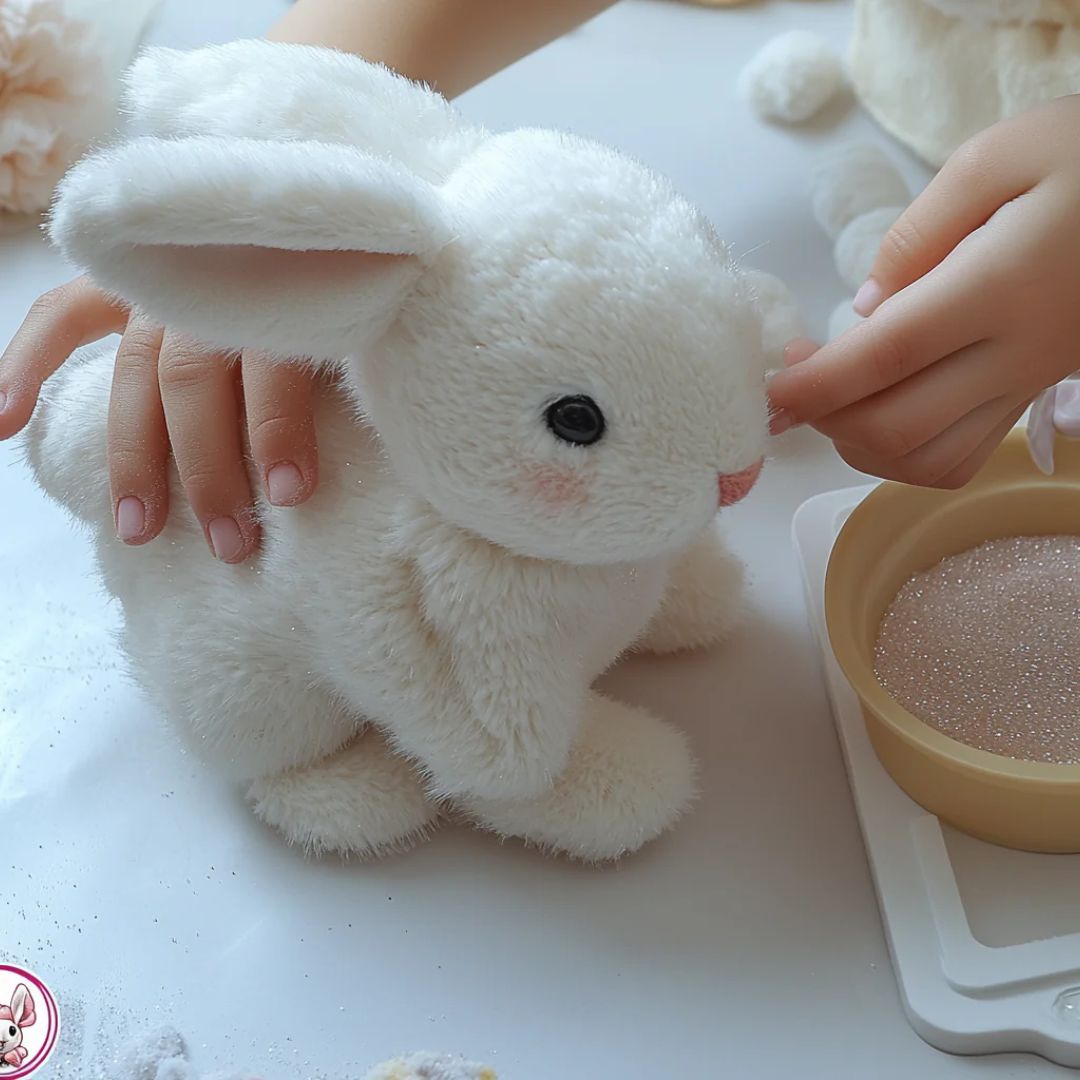Moving Bunny Soft Toy Realistic Interactive Figure