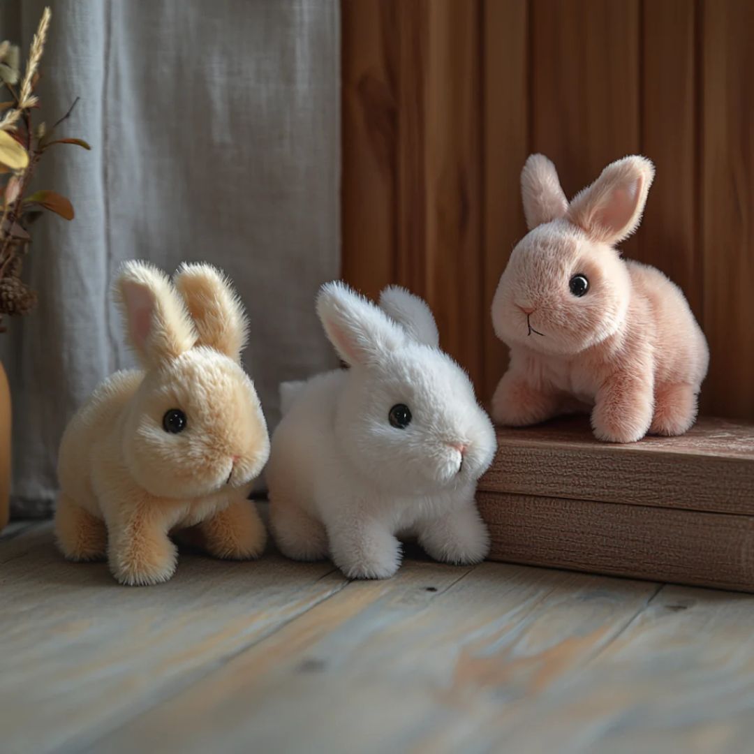 Moving Bunny Soft Toy Realistic Interactive Figure