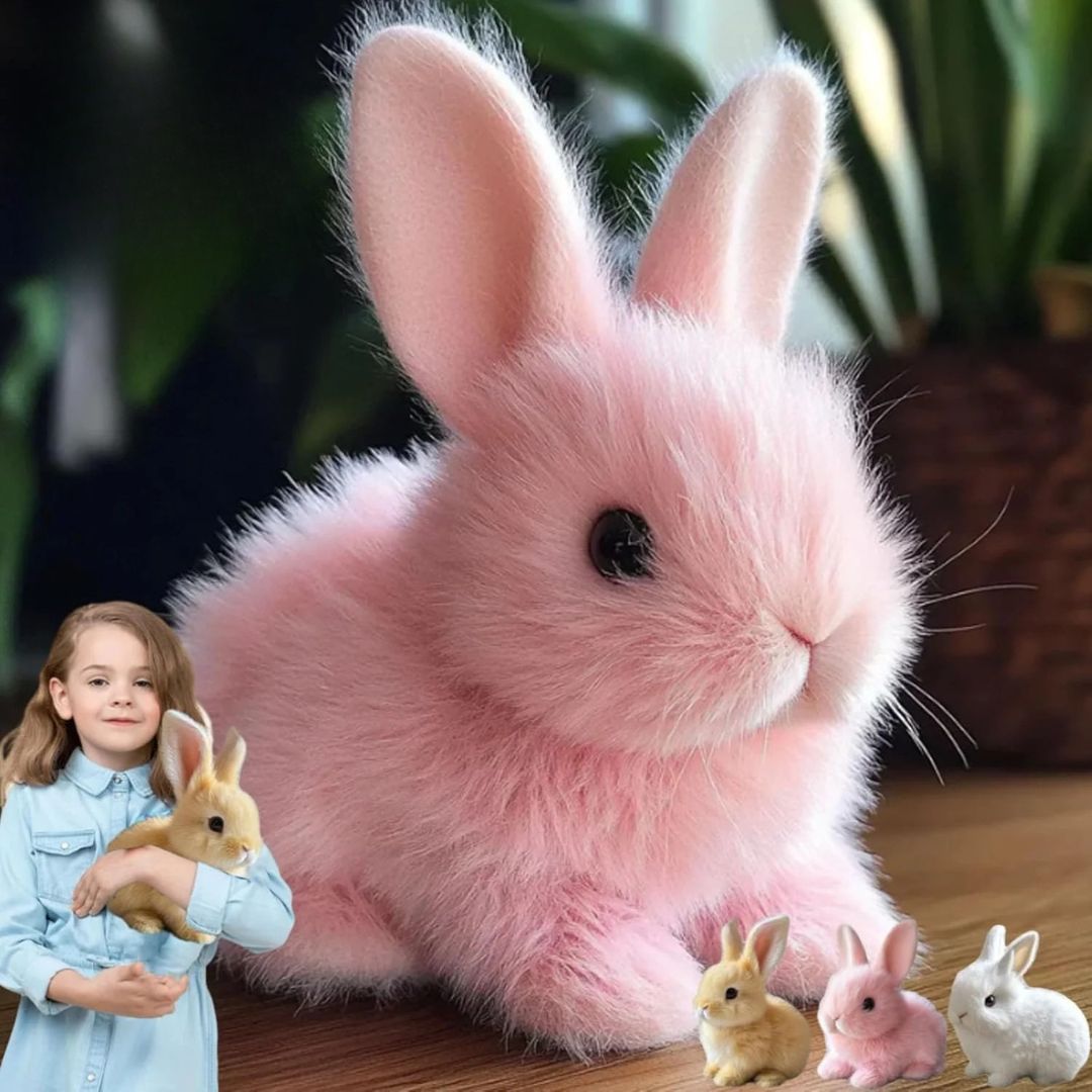 Moving Bunny Soft Toy Realistic Interactive Figure