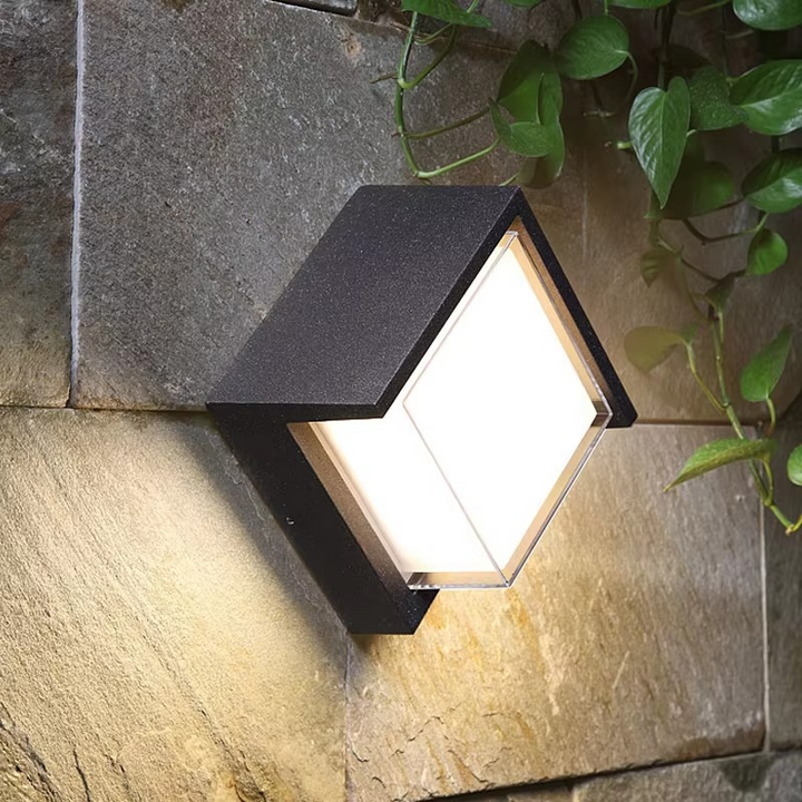 LED Motion Sensor Outdoor Wall Light Modern Design Fixture