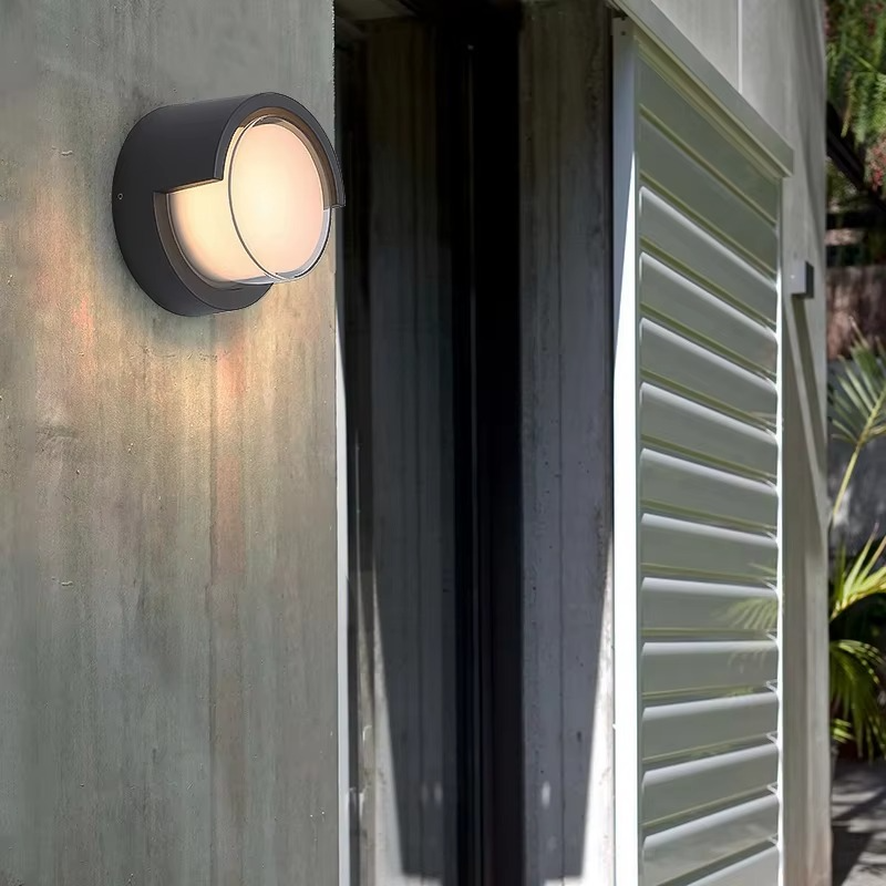 LED Motion Sensor Outdoor Wall Light Modern Design Fixture