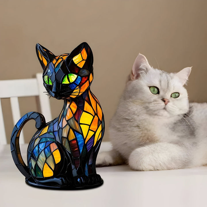 Cat Shaped Colour Changing Desk Lamp Decorative Ambient Light