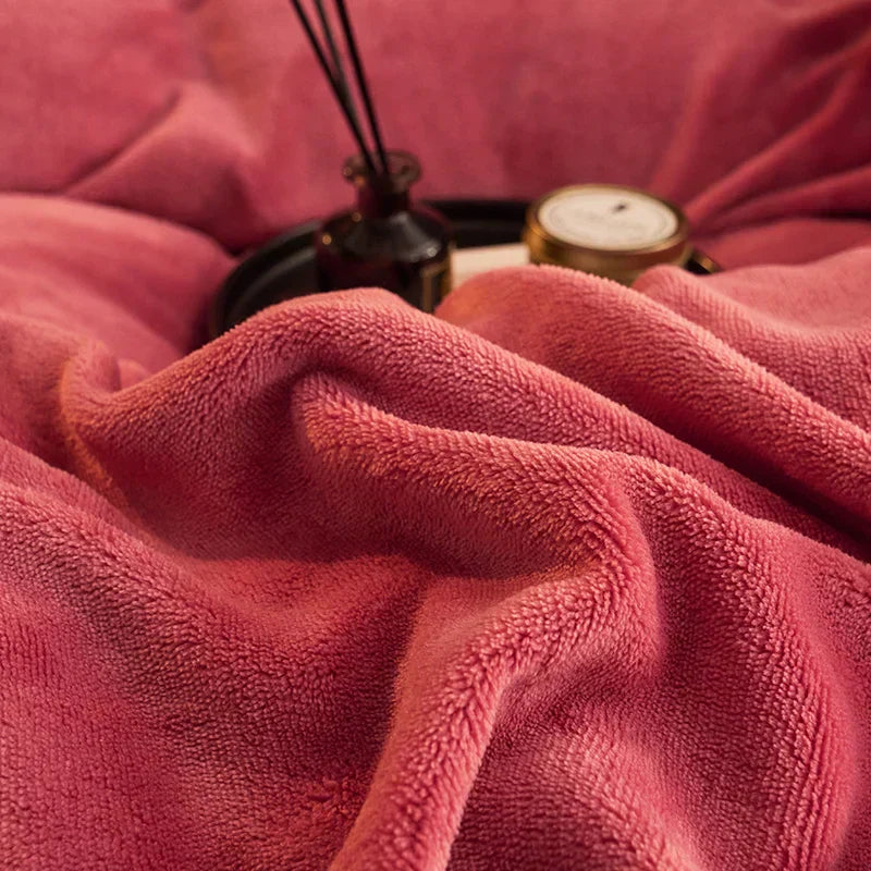 Winter Bedding Set Warm Duvet Cover with Pillowcases