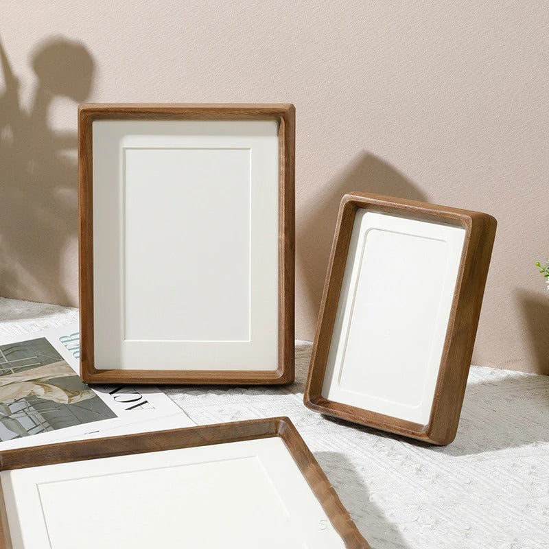 Rectangular Rounded Modern Photo Frame Display for Interior Décor