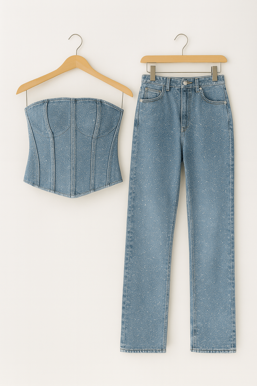 Damen Schulterfreie Pailletten Jumpsuit | Stilvoll