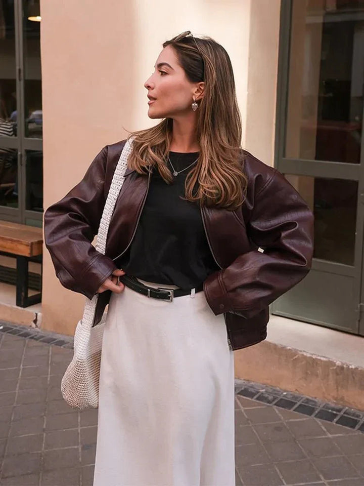 Damen Lederjacke In Großen Größen | Stylisch
