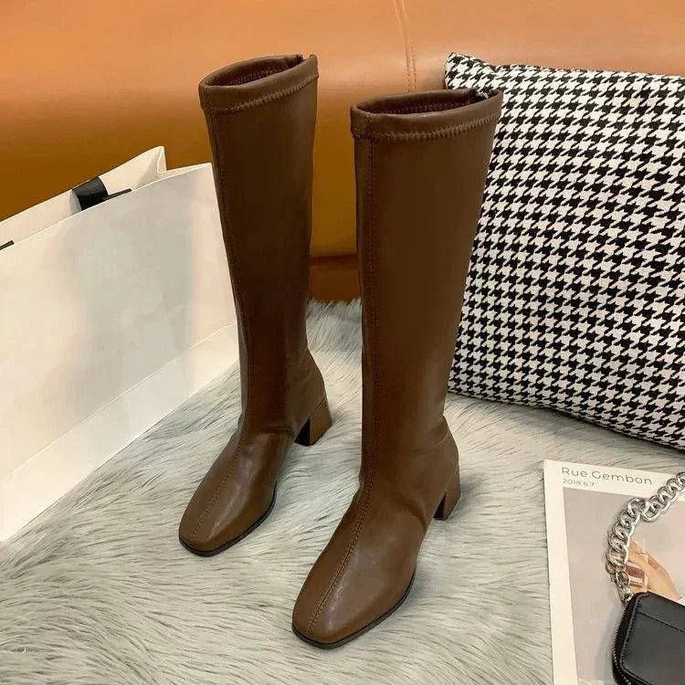 Damen Stiefel Mit Blockabsatz | Stilvoll