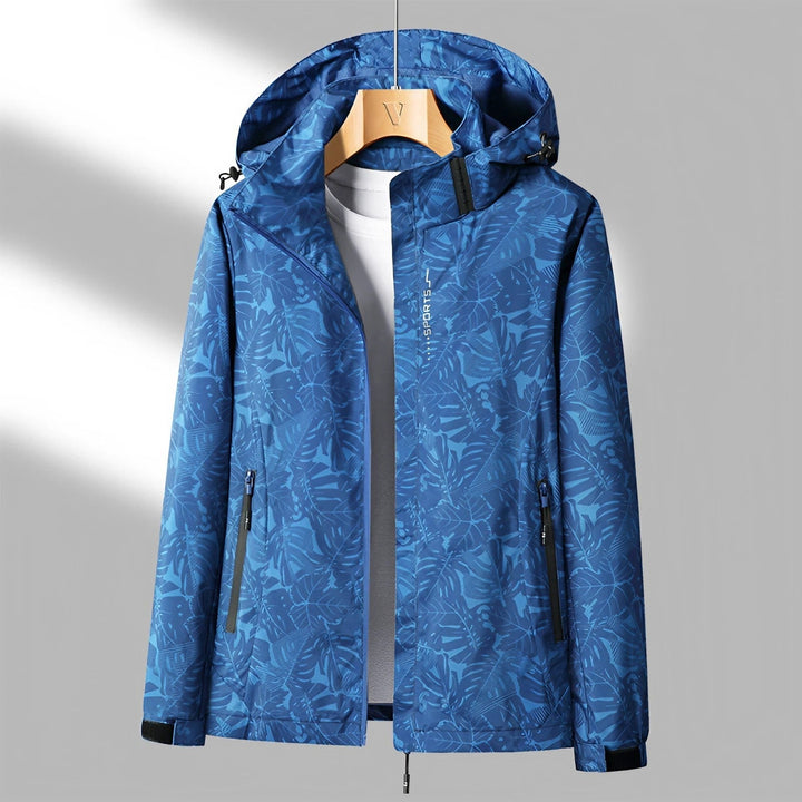 Outdoorjacke Mit Kapuze Für Damen | Mit Bedruckten Ärmeln