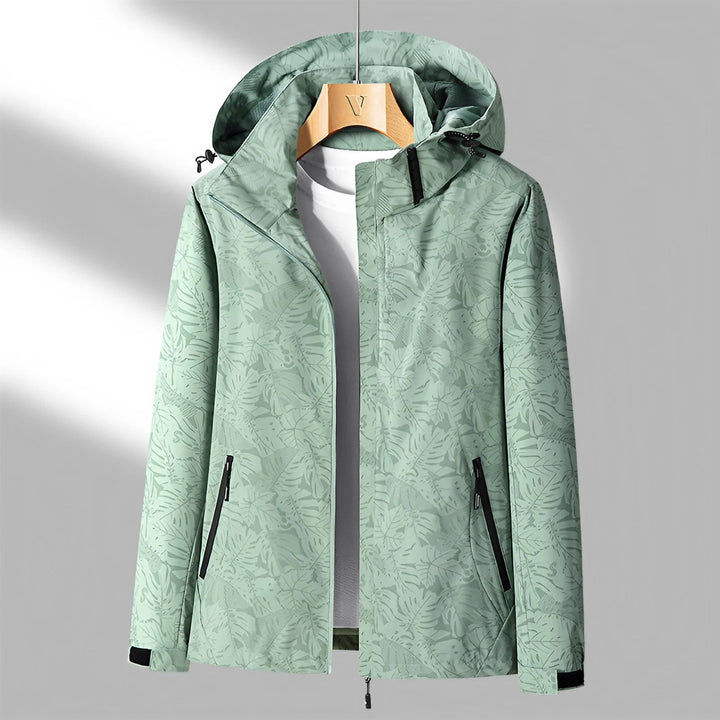 Outdoorjacke Mit Kapuze Für Damen | Mit Bedruckten Ärmeln