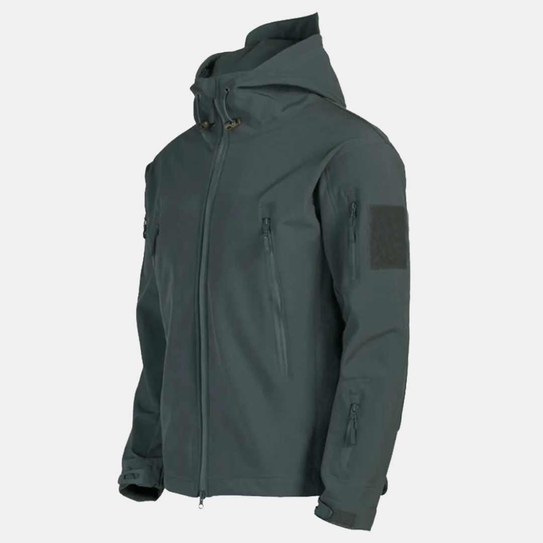 Outdoorjacke Mit Langen Ärmeln Für Herren | Reißverschluss