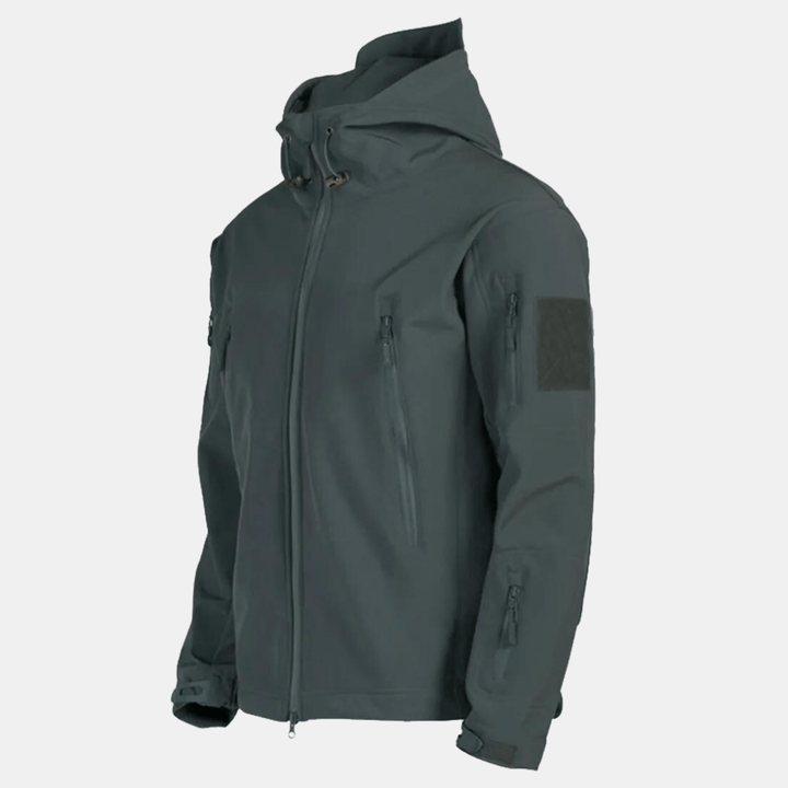 Outdoorjacke Mit Langen Ärmeln Für Herren | Reißverschluss