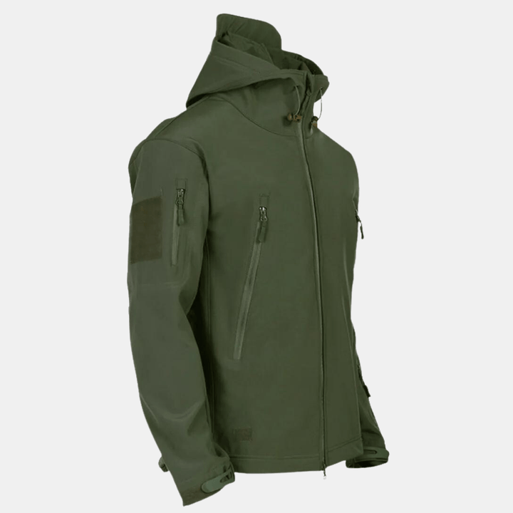 Outdoorjacke Mit Langen Ärmeln Für Herren | Reißverschluss