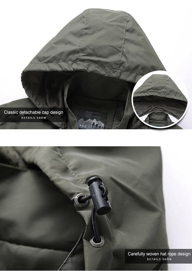 Kapuzenjacke Für Herren | Mit Reißverschluss