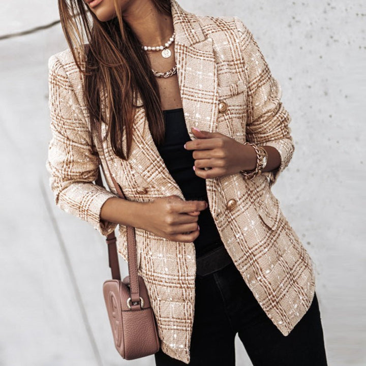 Langarm-Blazer Für Damen | Button-Down