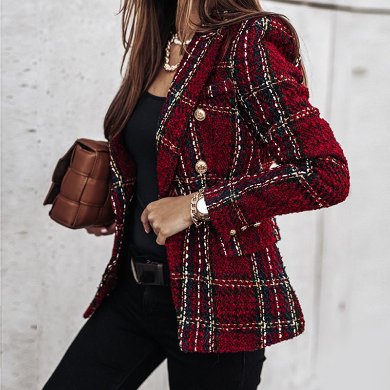 Langarm-Blazer Für Damen | Button-Down