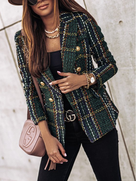 Langarm-Blazer Für Damen | Button-Down