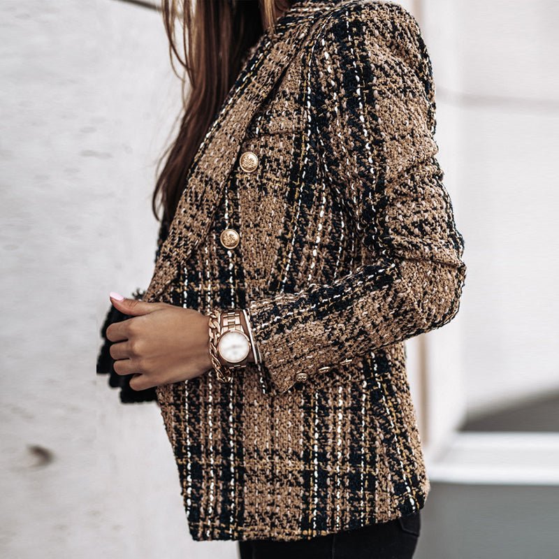 Langarm-Blazer Für Damen | Button-Down