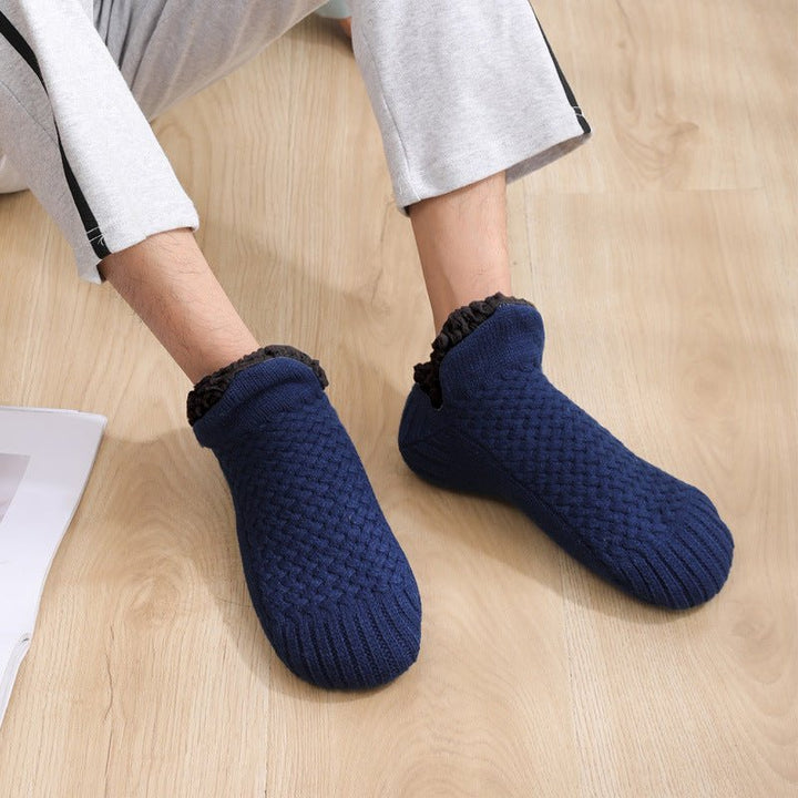 Gestrickte Hausschuhsocken Für Damen | Mit Fleece-Innenfutter