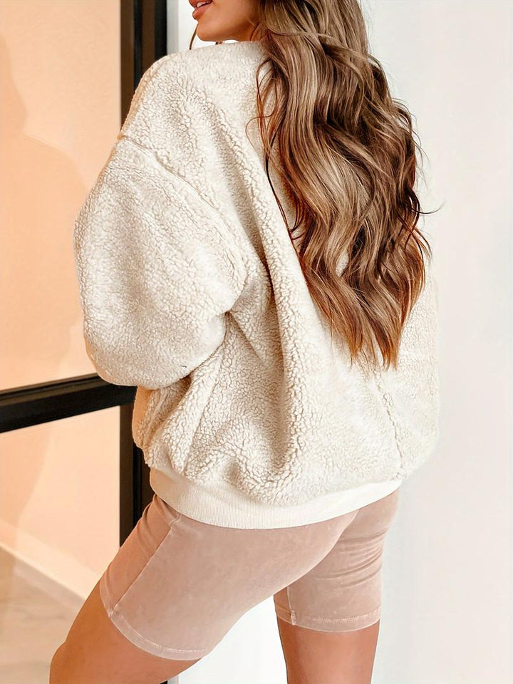 Klassische Teddyjacke Für Damen | Reißverschluss