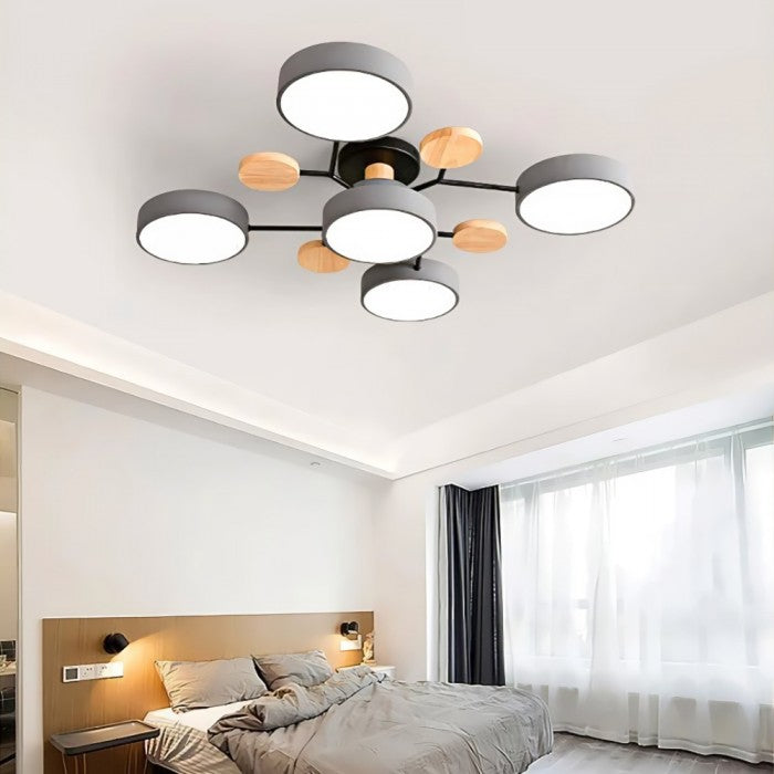 Slim Disc Branch Ceiling Light Modern Branch Design