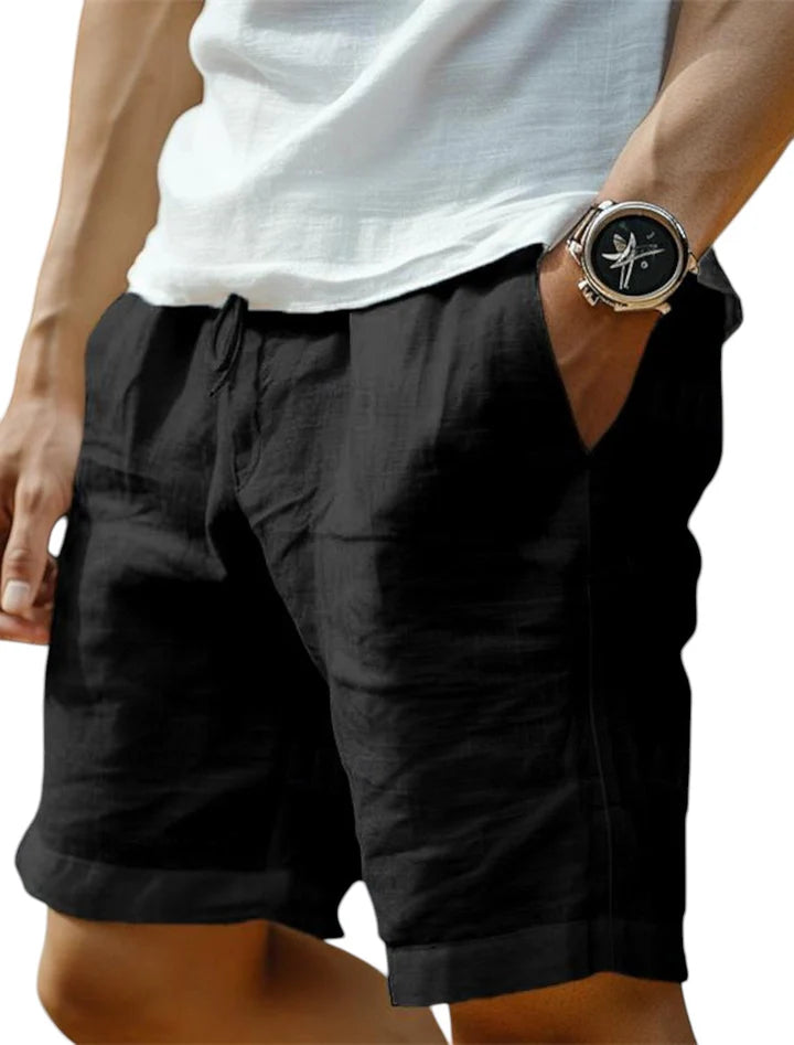 George | Kurze Leinenhose Für Herren