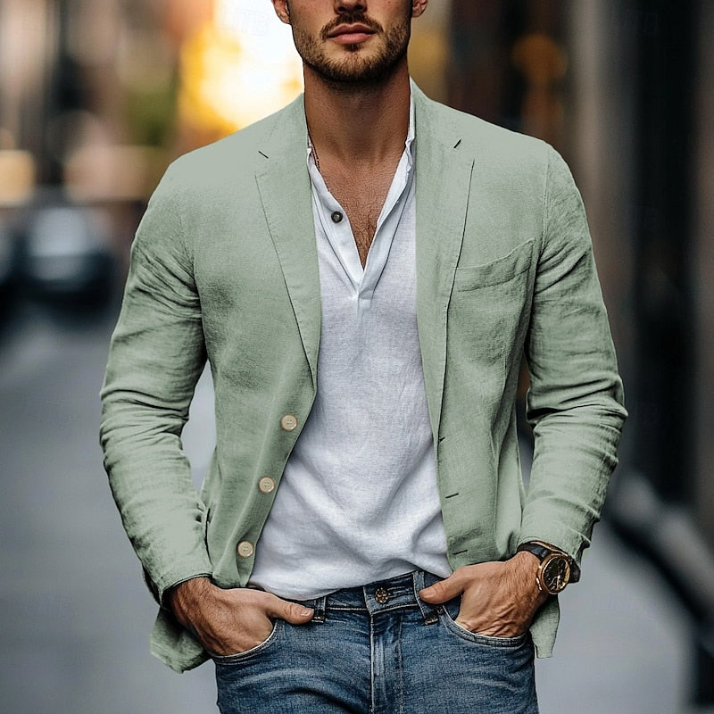 Lässiger Sommerblazer Für Männer | Einreihig