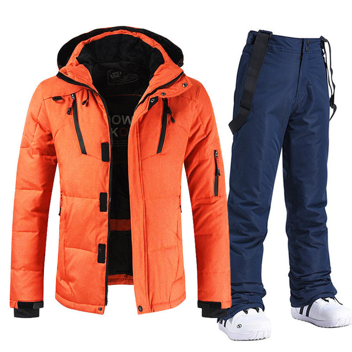 Gepolsterte Ski-Jacke Und Hose Set | Winter