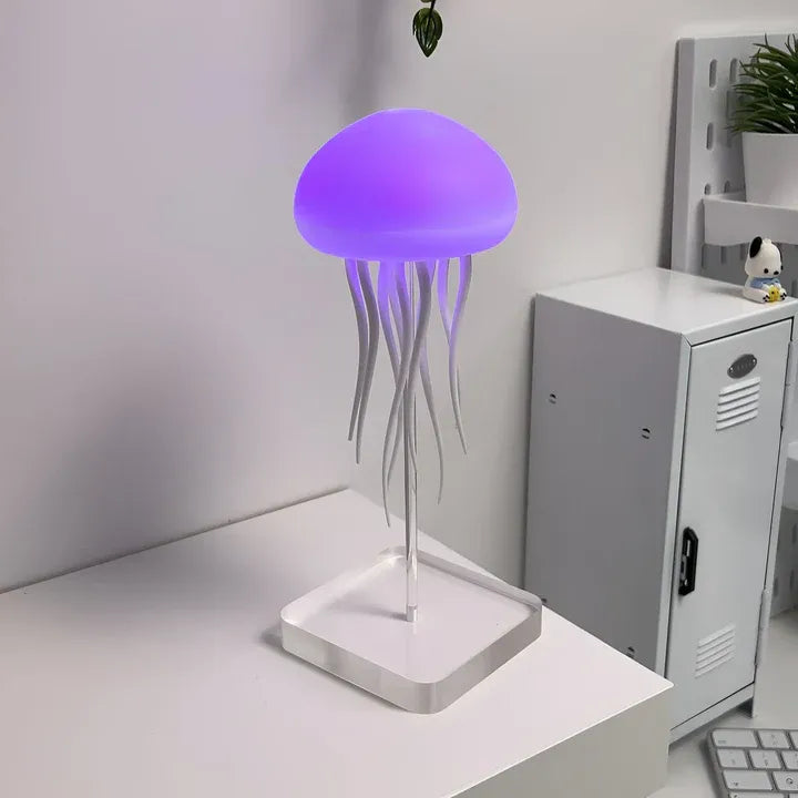 LED-Quallenlampe – Farbwechselnd & Beweglich mit smarter Steuerung | Faszinierende Deko-Leuchte für Kinderzimmer & Wohnzimmer